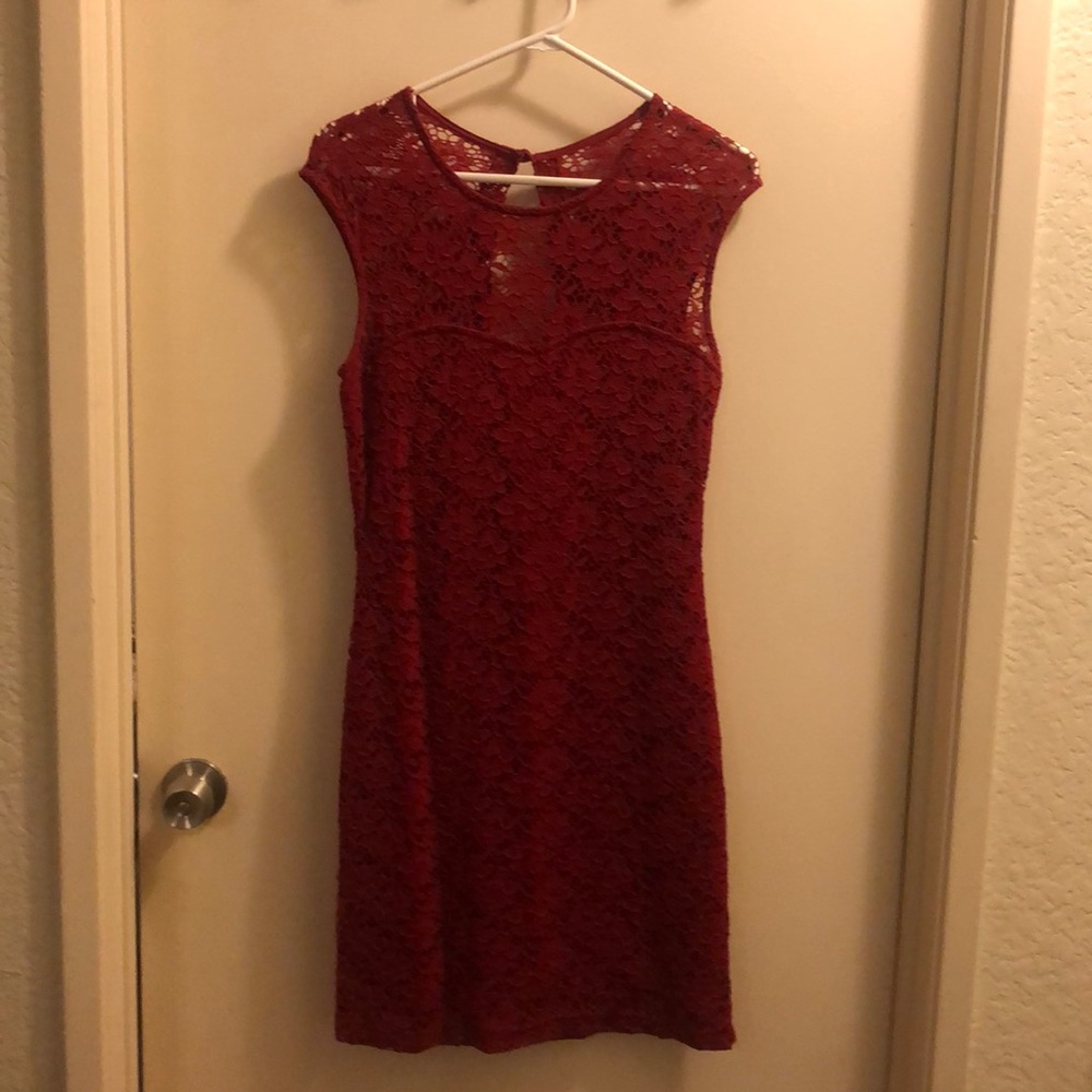 Red Lace Dress